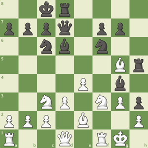 2kr4/pppq1pp1/2nb1n2/6Br/4P1b1/2NP1NPp/PPP1B2P/R2Q1RK1 w - - 0 1