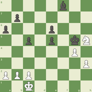 5b2/1p6/p3p3/2p1p1kN/6P1/7P/PPP5/2K5 w - - 0 1