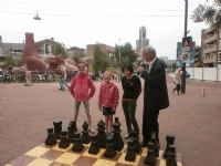 Het team Marieke-Josephine-Zhaoqin