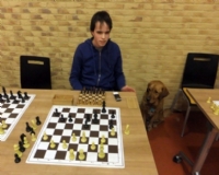 Lucas met secondant won fraai. Hij wist de dame van Hans te vangen.